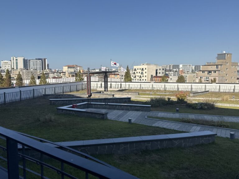 국립항공박물관 옥상정원 풍경