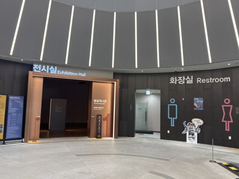 국립항공박물관 1층 항공역사관 입구
